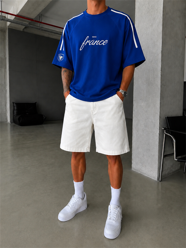 France Script Oversize T-Shirt 