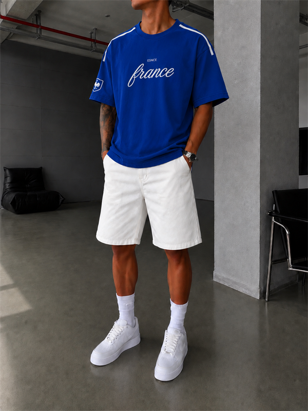France Script Oversize T-Shirt 