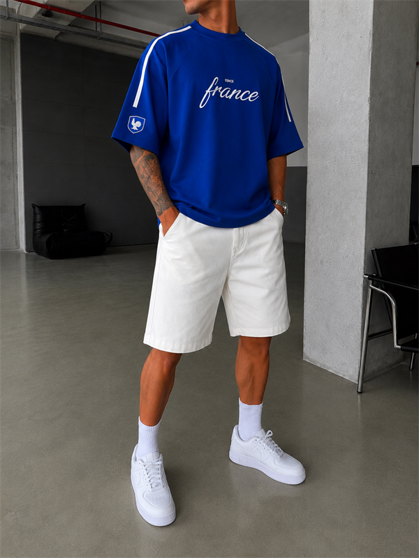 France Script Oversize T-Shirt 
