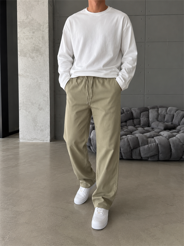 Gabardin Premium Kumaş Baggy Pantolon
