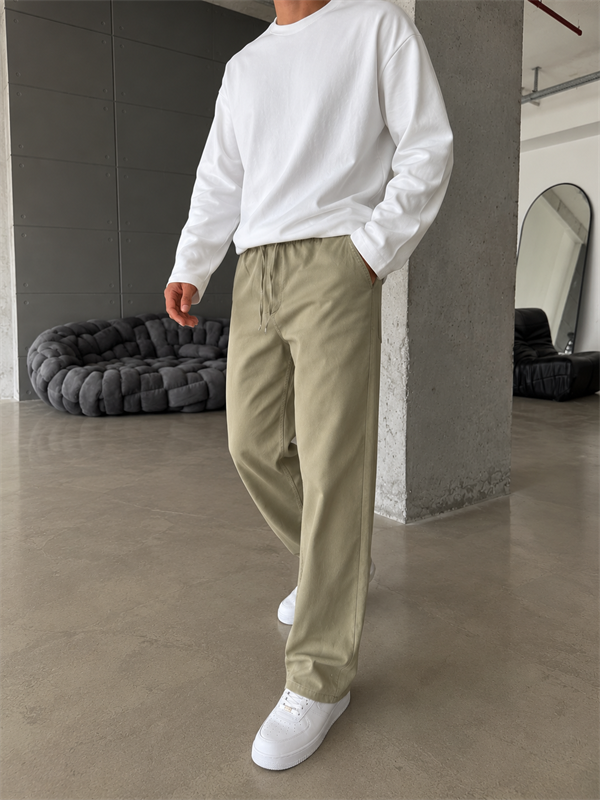 Gabardin Premium Kumaş Baggy Pantolon