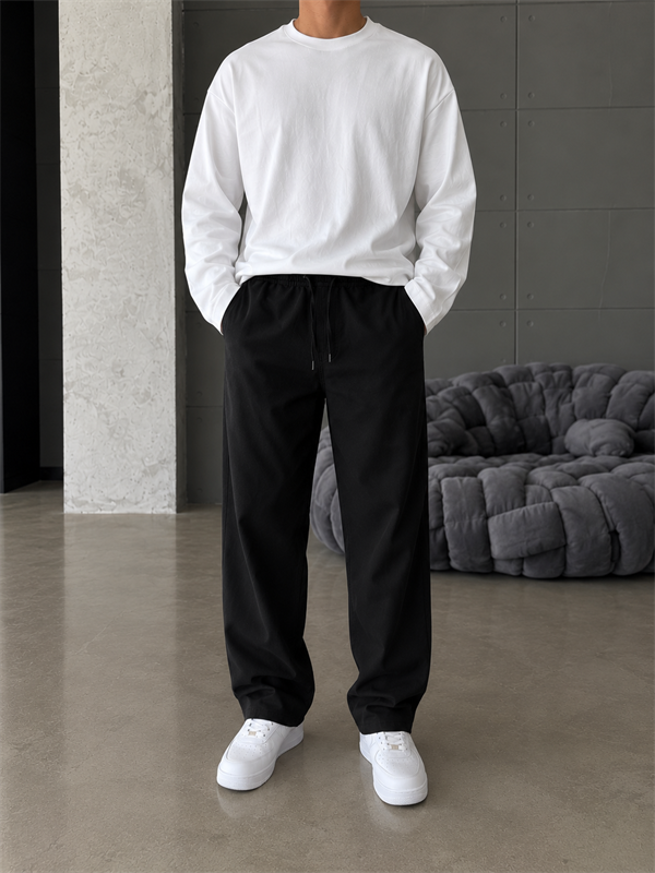 Gabardin Premium Kumaş Baggy Pantolon