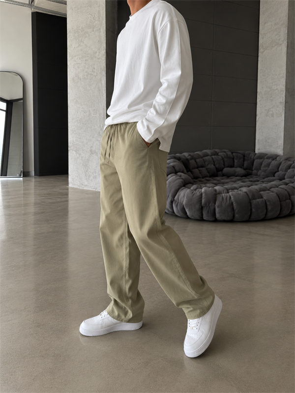 Gabardin Premium Kumaş Baggy Pantolon