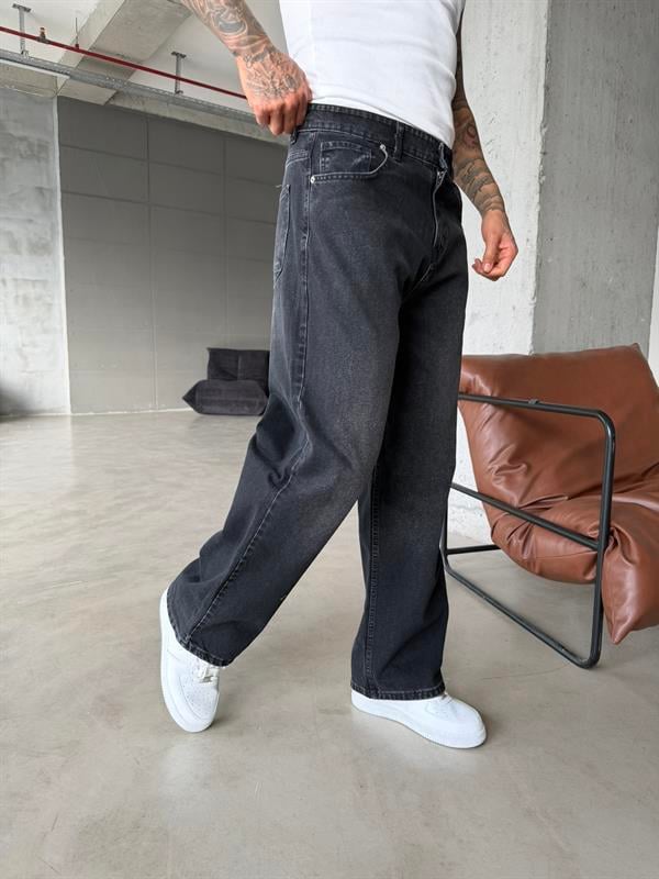 Gold Line Baggy Pantolon - Antrasit