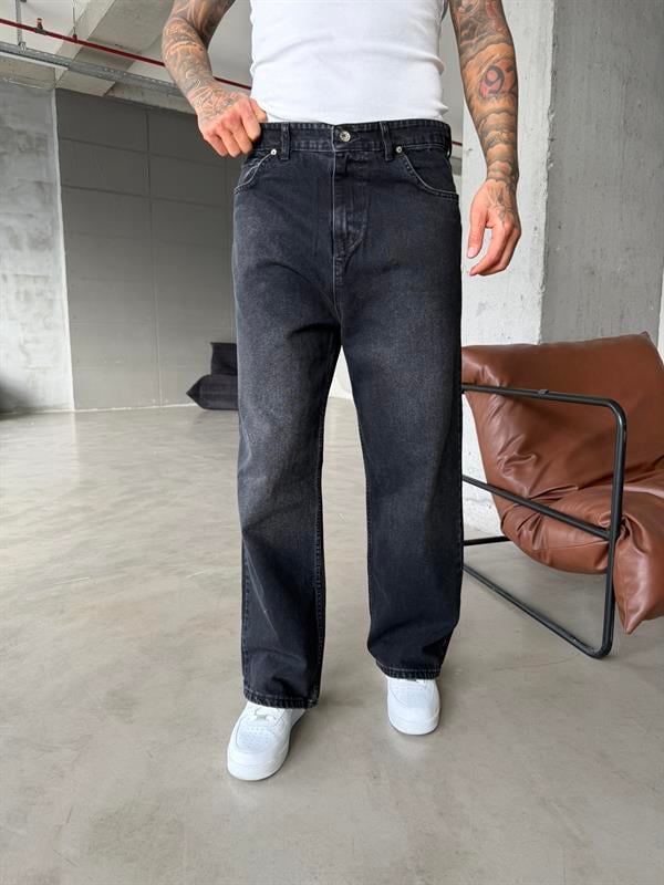 Gold Line Baggy Pantolon - Antrasit