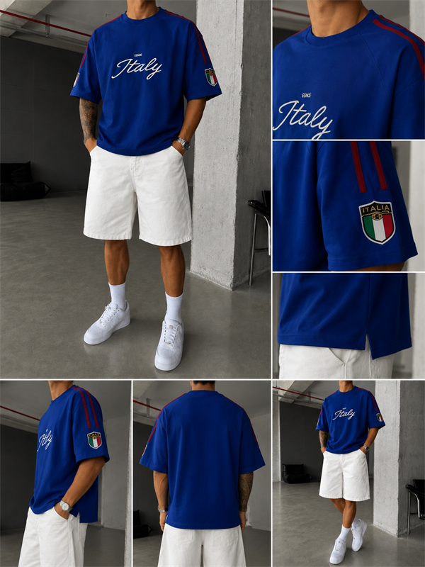 Italy Crest Oversize T-Shirt 