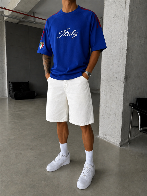 Italy Crest Oversize T-Shirt 