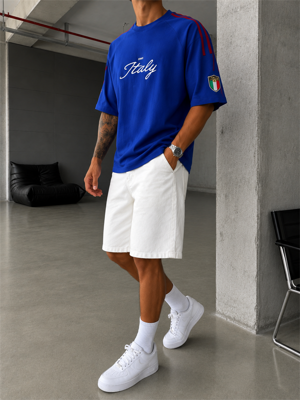 Italy Crest Oversize T-Shirt 