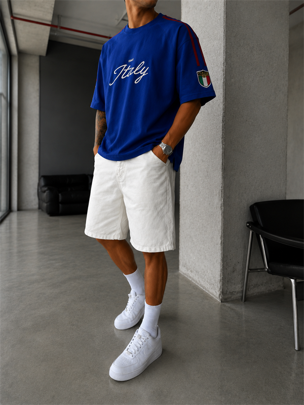 Italy Crest Oversize T-Shirt 