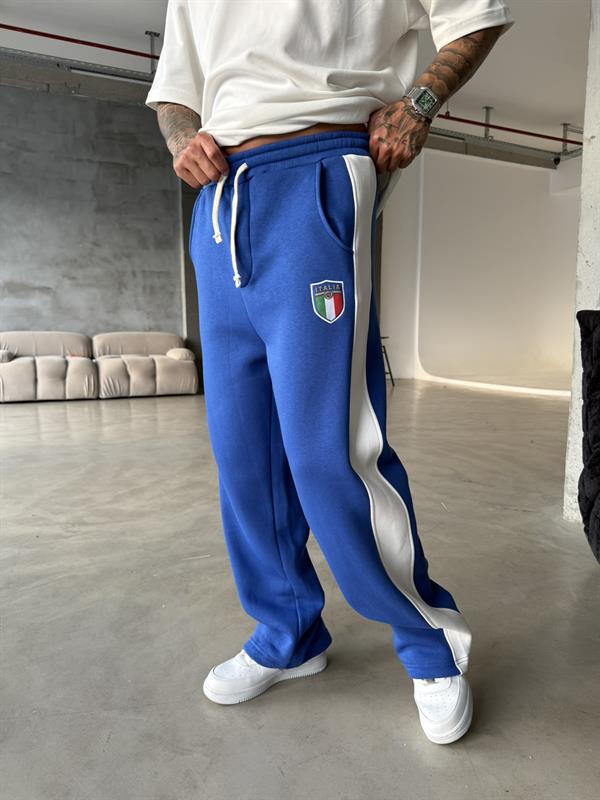 İtaly Premium Baggy Eşofman - Mavi