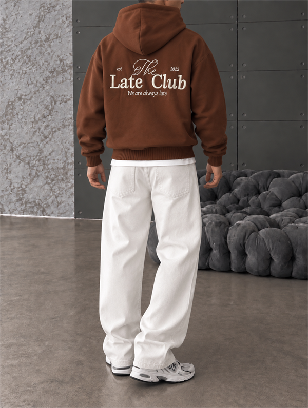 Late Club Nakışlı Premium Hoddie