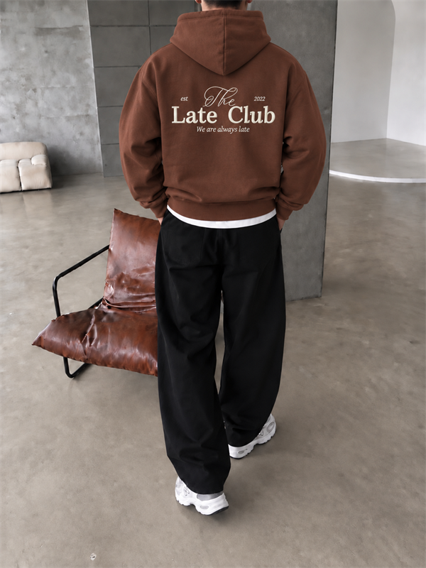 Late Club Nakışlı Premium Hoddie