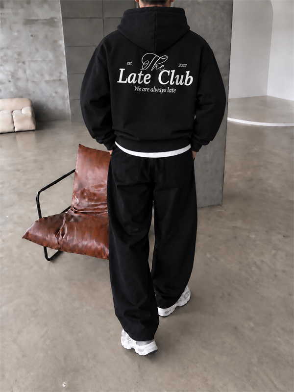 Late Club Nakışlı Premium Hoddie