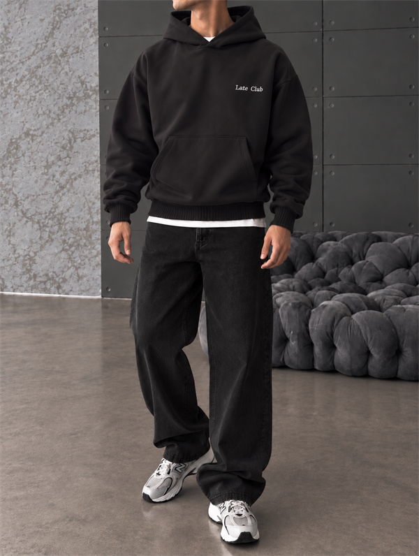 Late Club Nakışlı Premium Hoddie