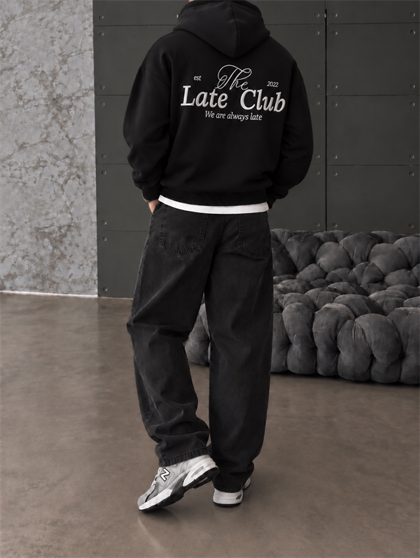 Late Club Nakışlı Premium Hoddie