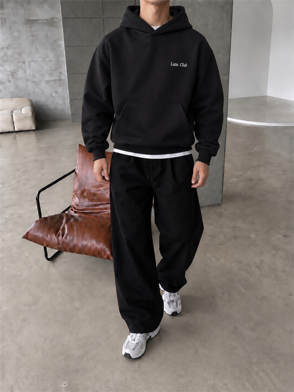 Late Club Nakışlı Premium Hoddie