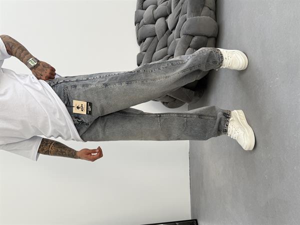 Losse Flex Baggy Fit Pantolon - İndigo