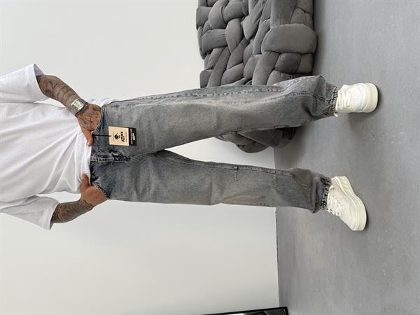 Losse Flex Baggy Fit Pantolon - İndigo