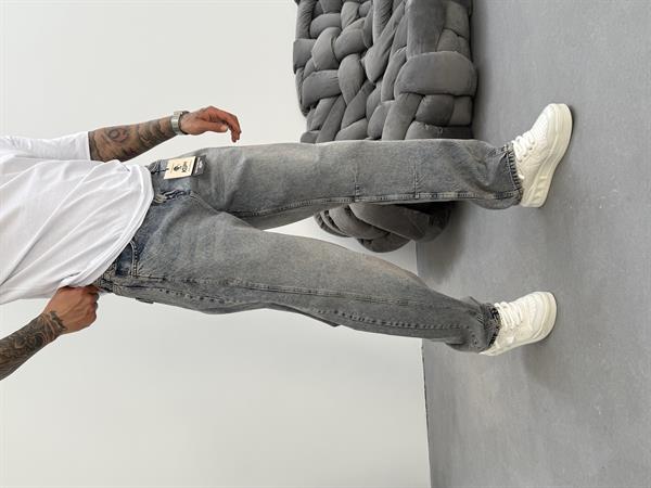 Losse Flex Baggy Fit Pantolon - İndigo