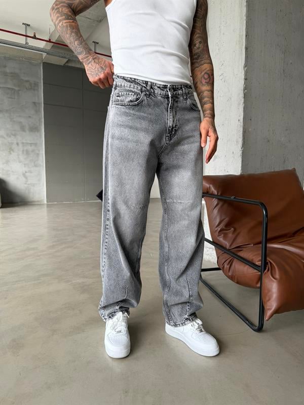 Majestic Baggy Pantolon - Gri