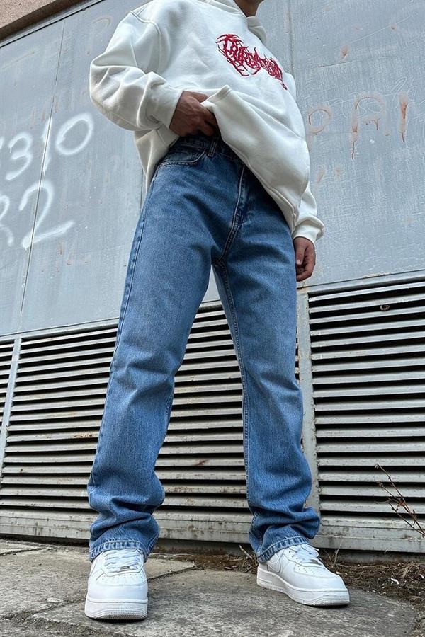 Mavi Baggy Pantolon A108 K-2 Mavi