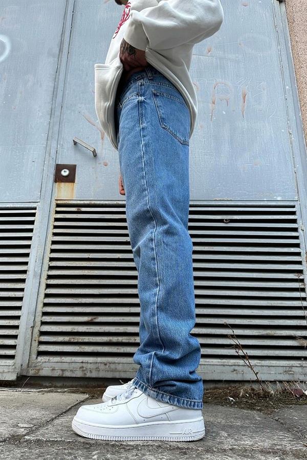 Mavi Baggy Pantolon A108 K-2 Mavi