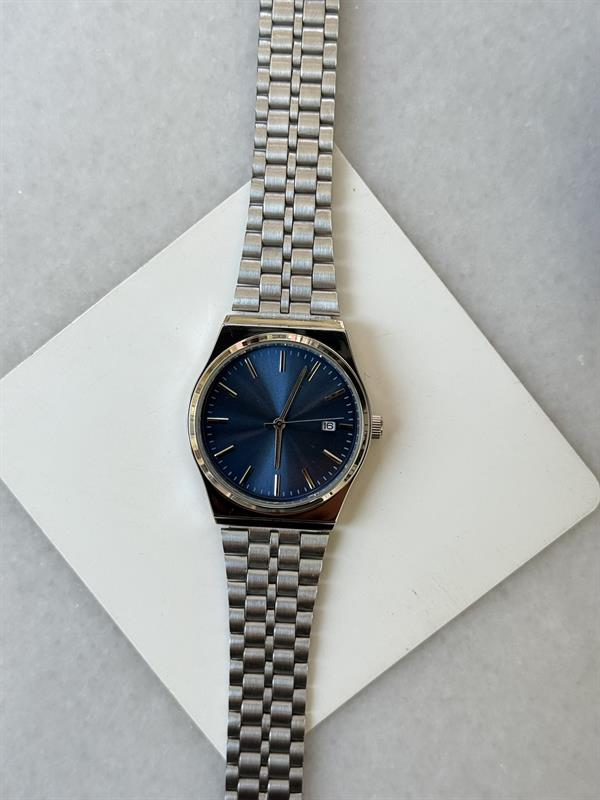 Midnight Silver Takvimli Kol Saati - Lacivert