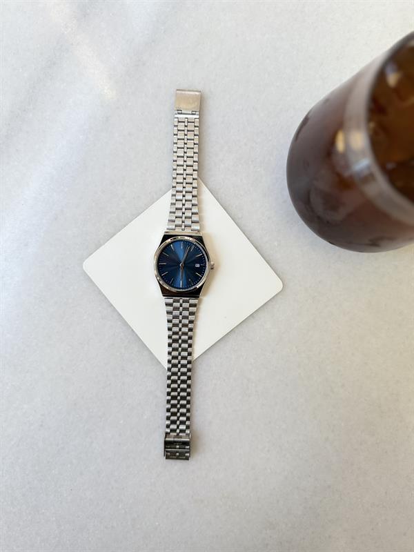 Midnight Silver Takvimli Kol Saati - Lacivert