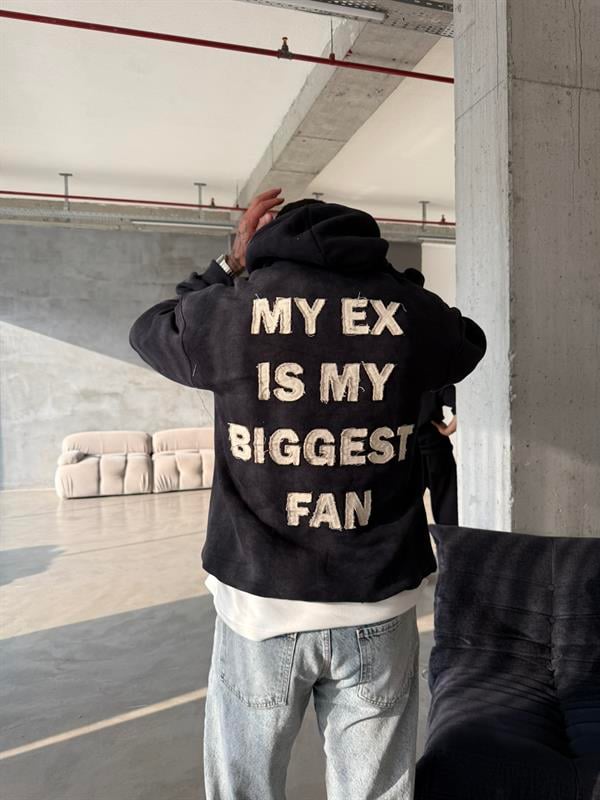 My Ex Is My Bıggest Fan Premium Sweat - Siyah