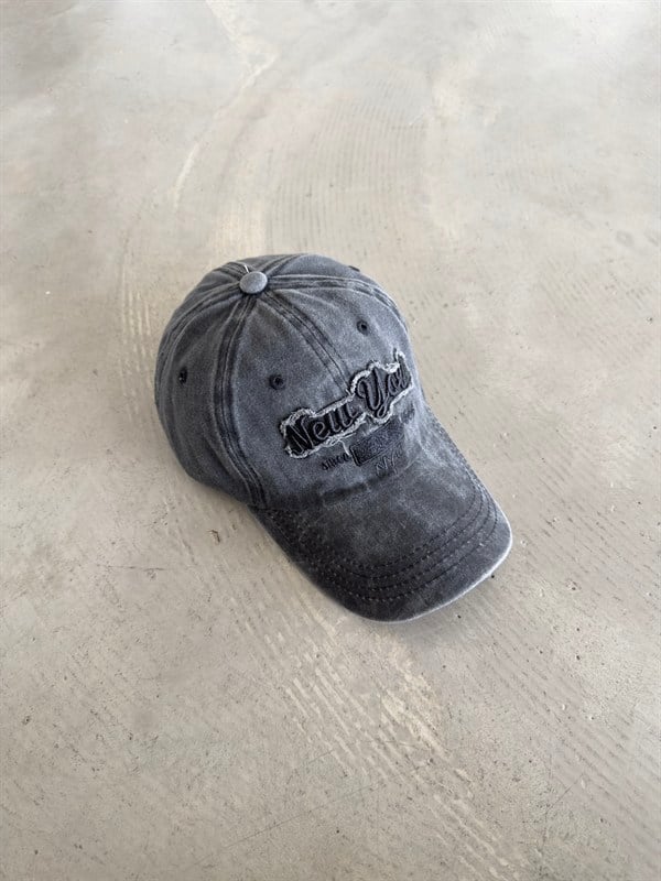 New York Vintage Cap - Black