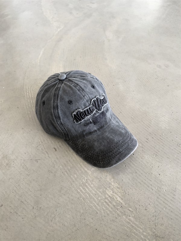 New York Vintage Cap - Black