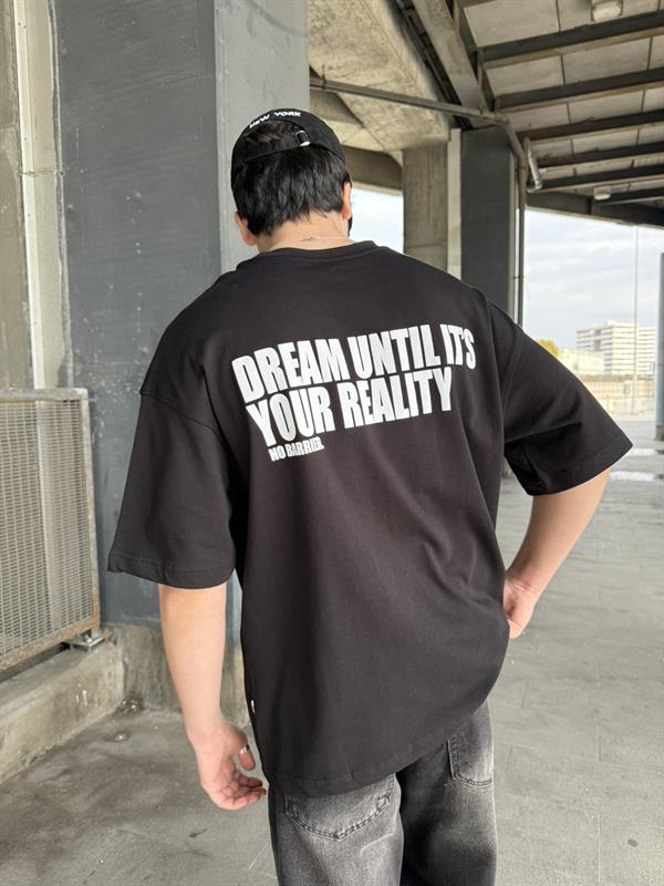 No Barier Oversize T-Shirt - Siyah