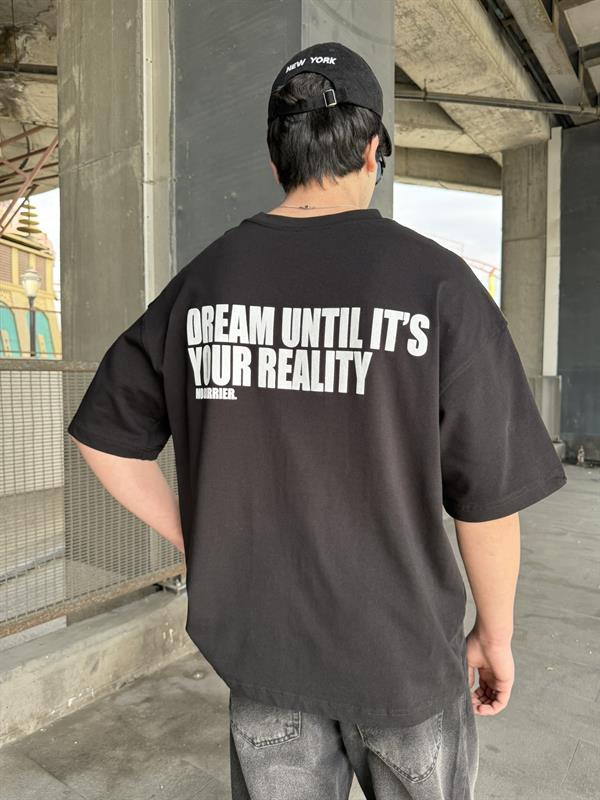 No Barier Oversize T-Shirt - Siyah