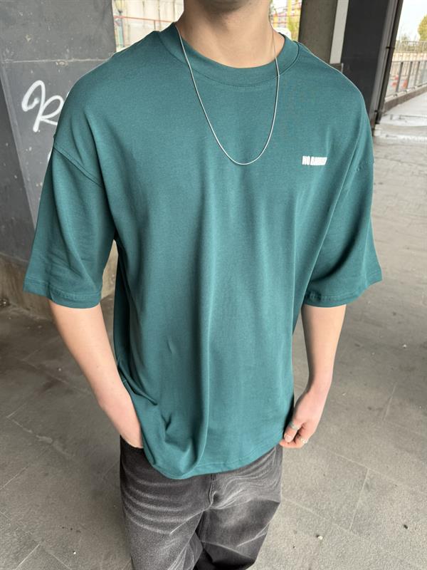 No Barier Oversize T-Shirt - Yeşil
