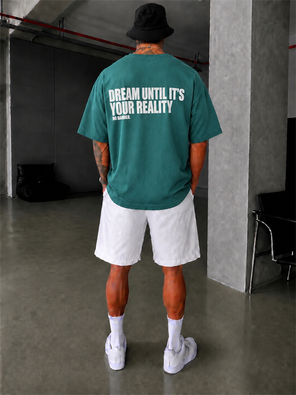 No Barier Oversize T-Shirt - Yeşil