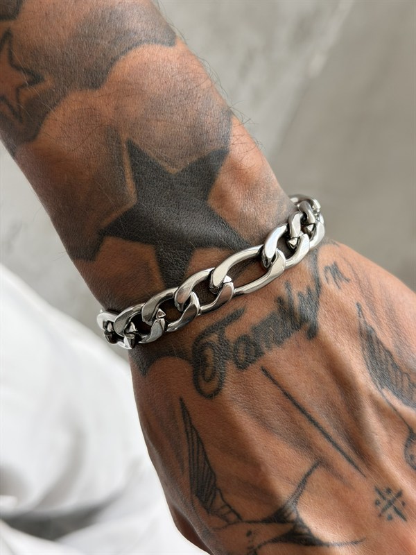 NO362 Cuban Steel Bracelet