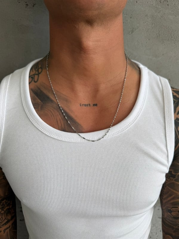 NO362 Slim Gold Snake Necklace