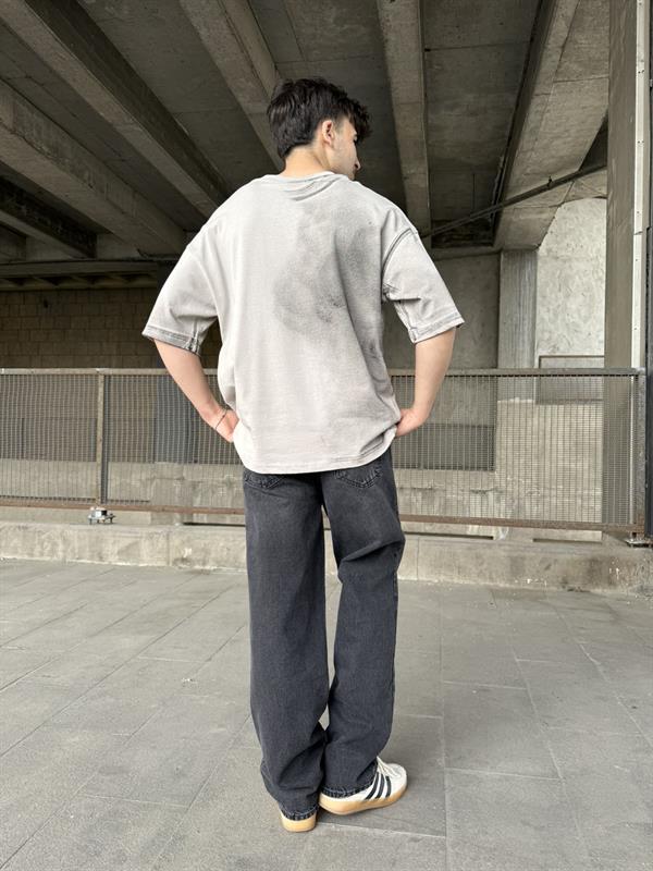 Only The Barier Speryli Oversize - T-Shirt - Gri