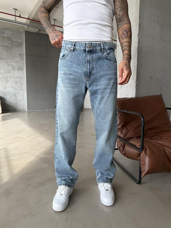 Özel Seri Baggy Pantolon - Mavi