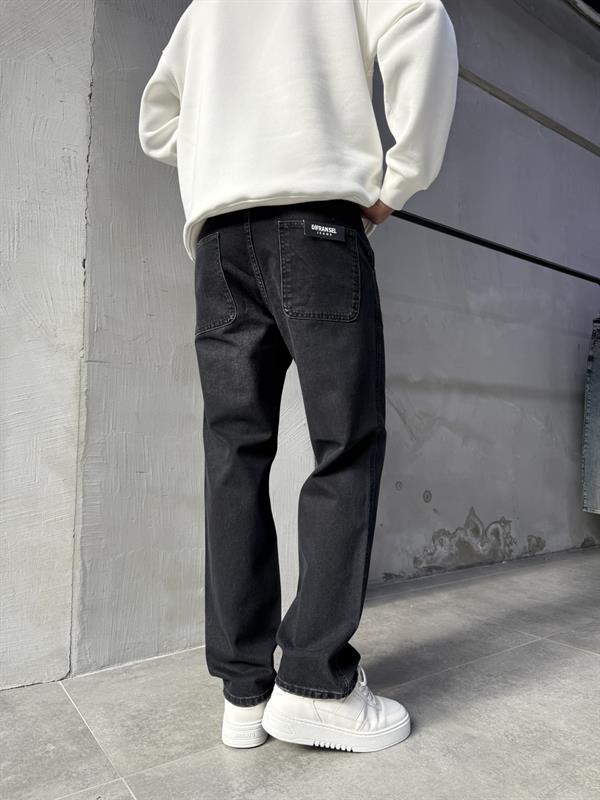 Paul K5 Geniş Cep Baggy Jean Pantolon SİYAH