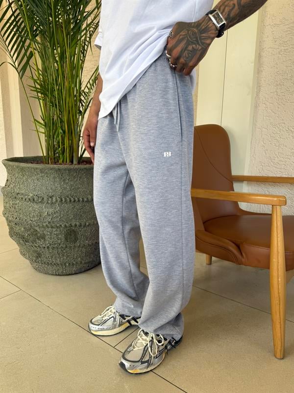 P&B Lastikli  Baggy Eşofman - Gri
