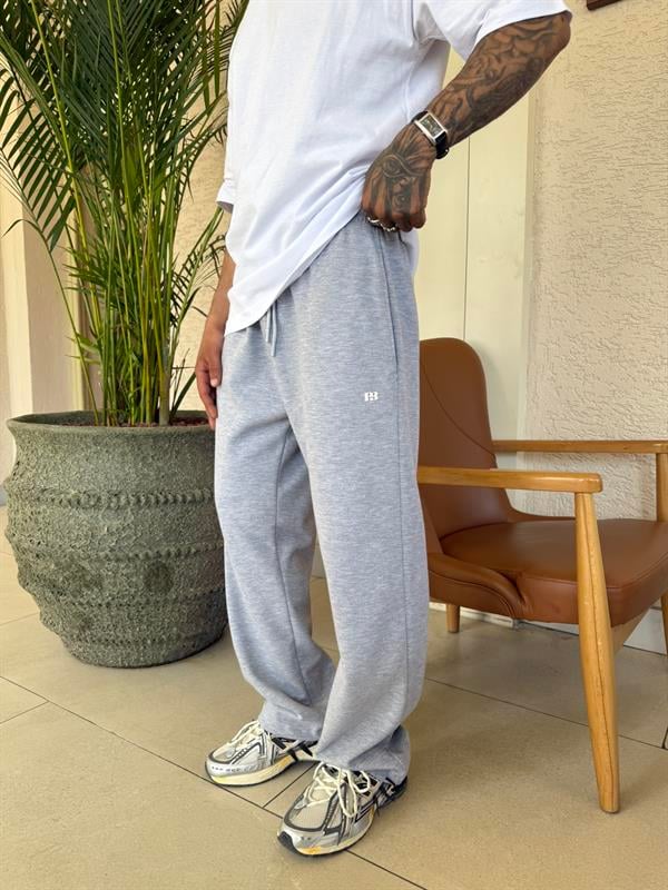 P&B Lastikli  Baggy Eşofman - Gri