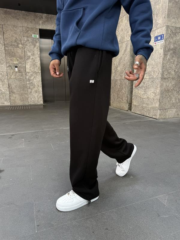 P&B Lastikli  Baggy Eşofman - Siyah