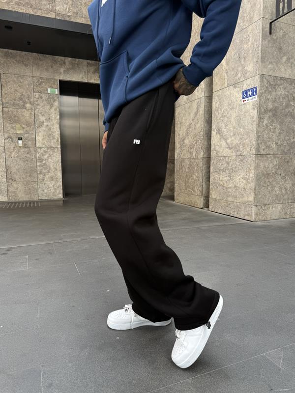 P&B Lastikli  Baggy Eşofman - Siyah