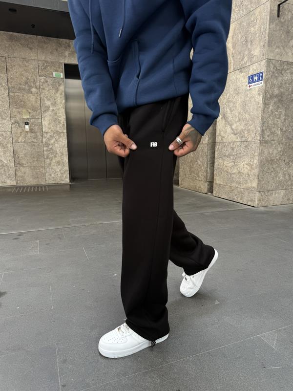 P&B Lastikli  Baggy Eşofman - Siyah