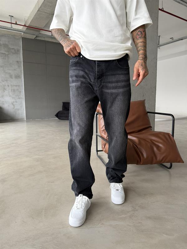 Premium Baggy Fit Pantolon - Siyah