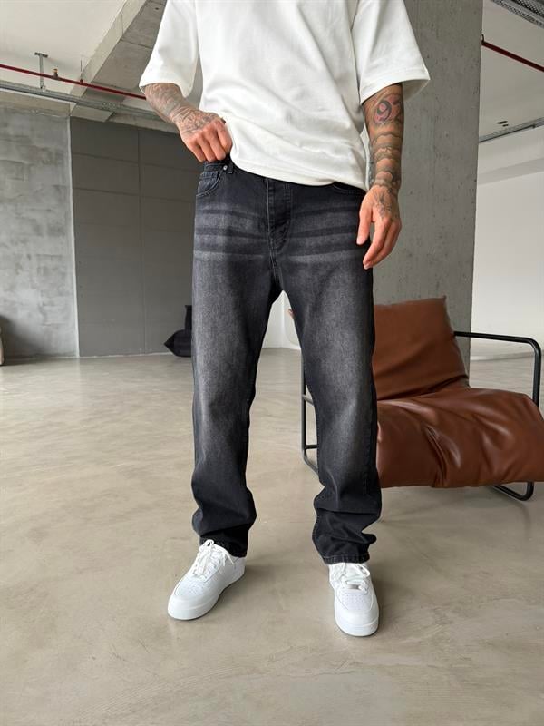 Premium Baggy Fit Pantolon - Siyah