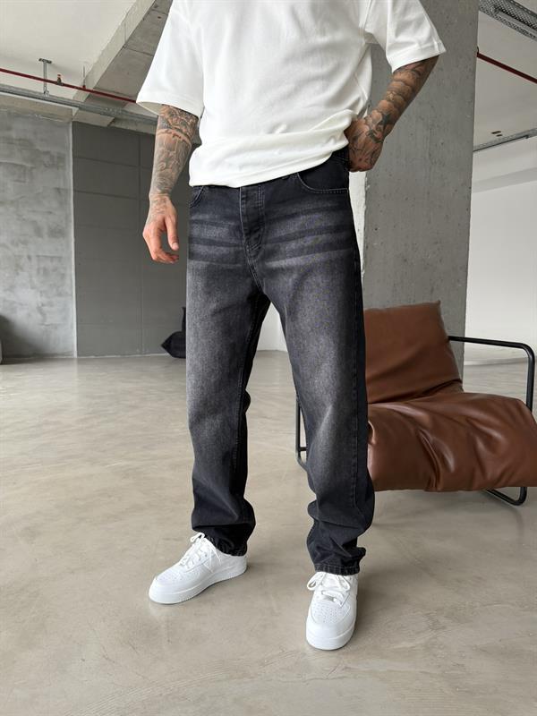 Premium Baggy Fit Pantolon - Siyah