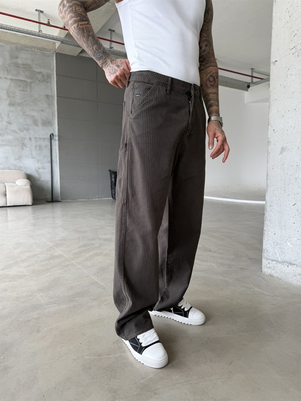 Premium Baggy Özel Seri Baggy Pantolon - Kahve