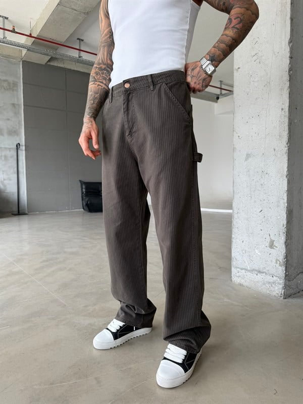 Premium Baggy Özel Seri Baggy Pantolon - Kahve